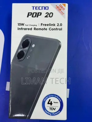 New Tecno Pop 20 128 GB Black