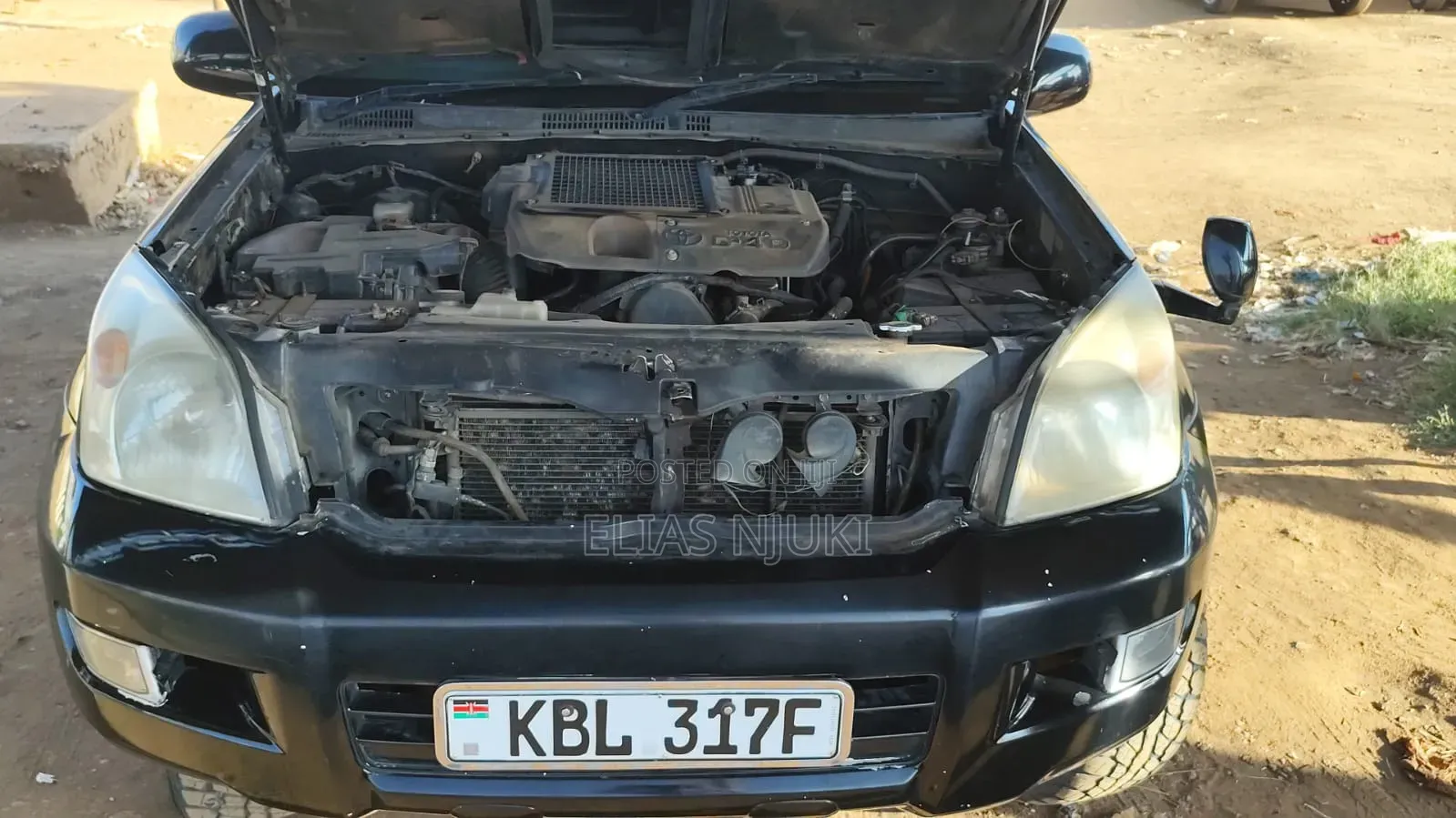 Toyota Land Cruiser Prado 3.0 D-4D 5dr 2004 Black