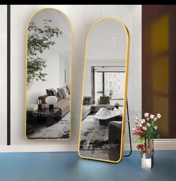 Full Body, Floor Mounted Mirror (One Piece)