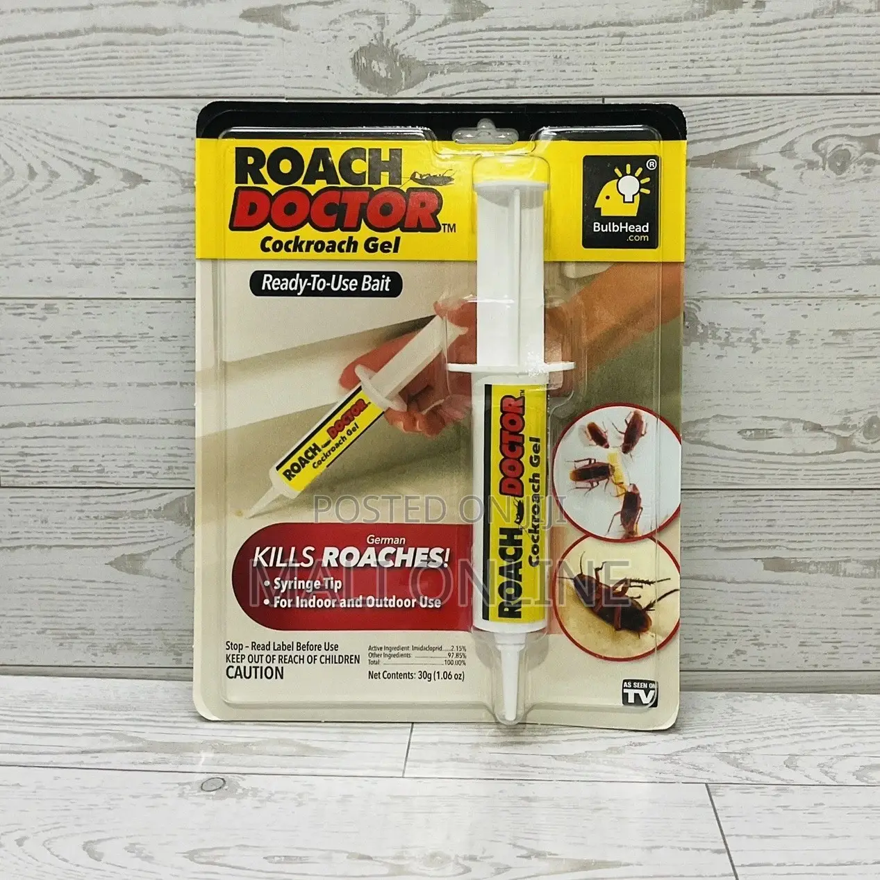 Roach Doctor Cockroach Gel Bait Roach Killer Pest Control Treatment