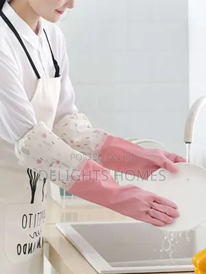 Long Silicon Waterproof Kitchen/Household Gloves-Car