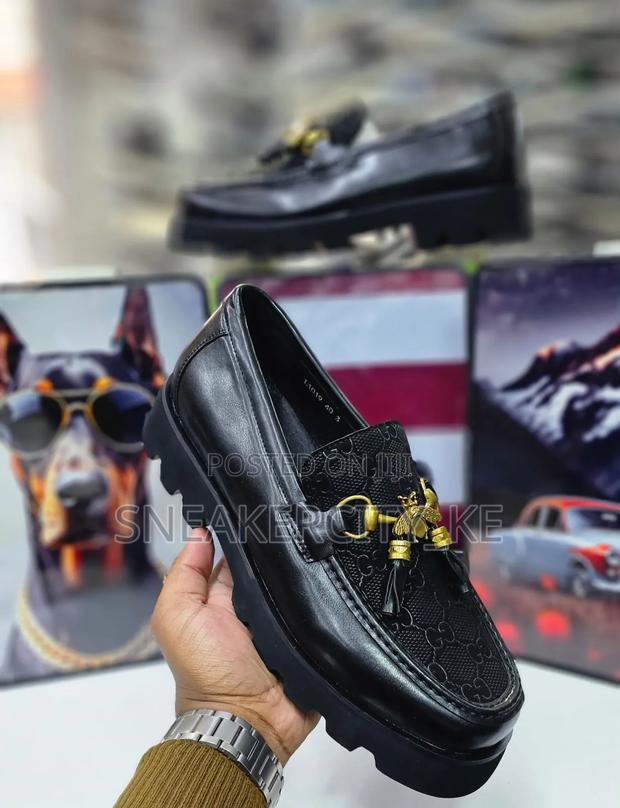 Gucci Platform Designer Loafers - thumbnail 4
