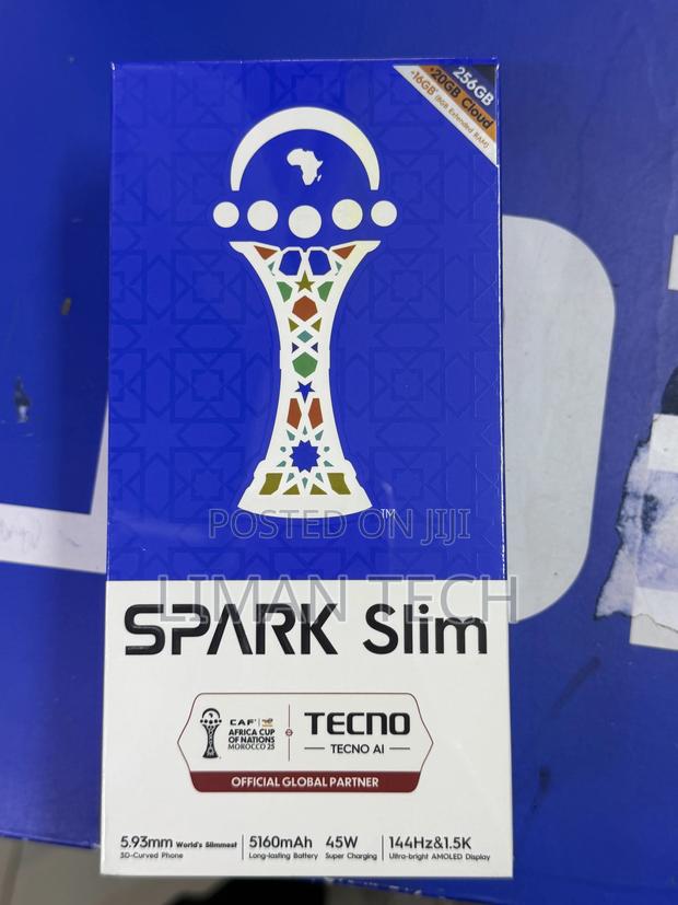 New Tecno Spark Slim 256 GB Black