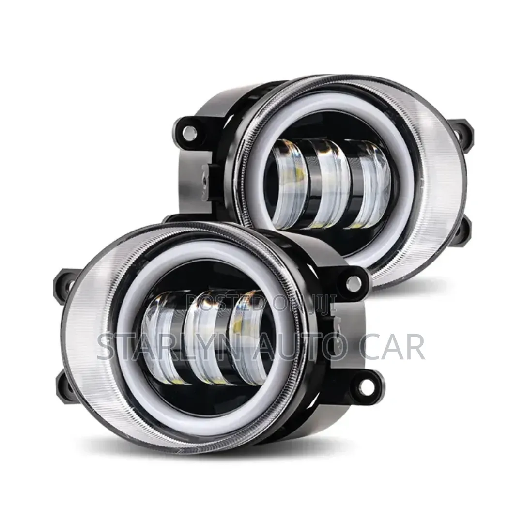 Universal 3-in-1 Led Fog Lights With DRL Angel Eye Ring