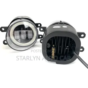 Universal 3-in-1 Led Fog Lights With DRL Angel Eye Ring