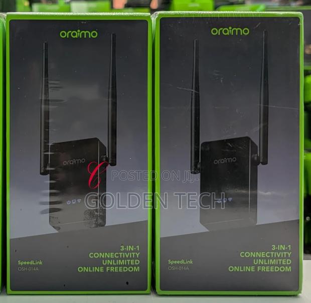 Oraimo Speedlink 300mbps 3-in-1 Wifi Range Extender, Repeater Router