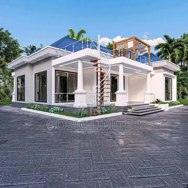 Smart House With Pitched Roofing