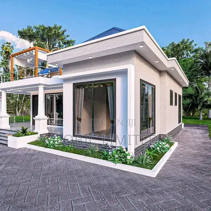 Smart House With Pitched Roofing