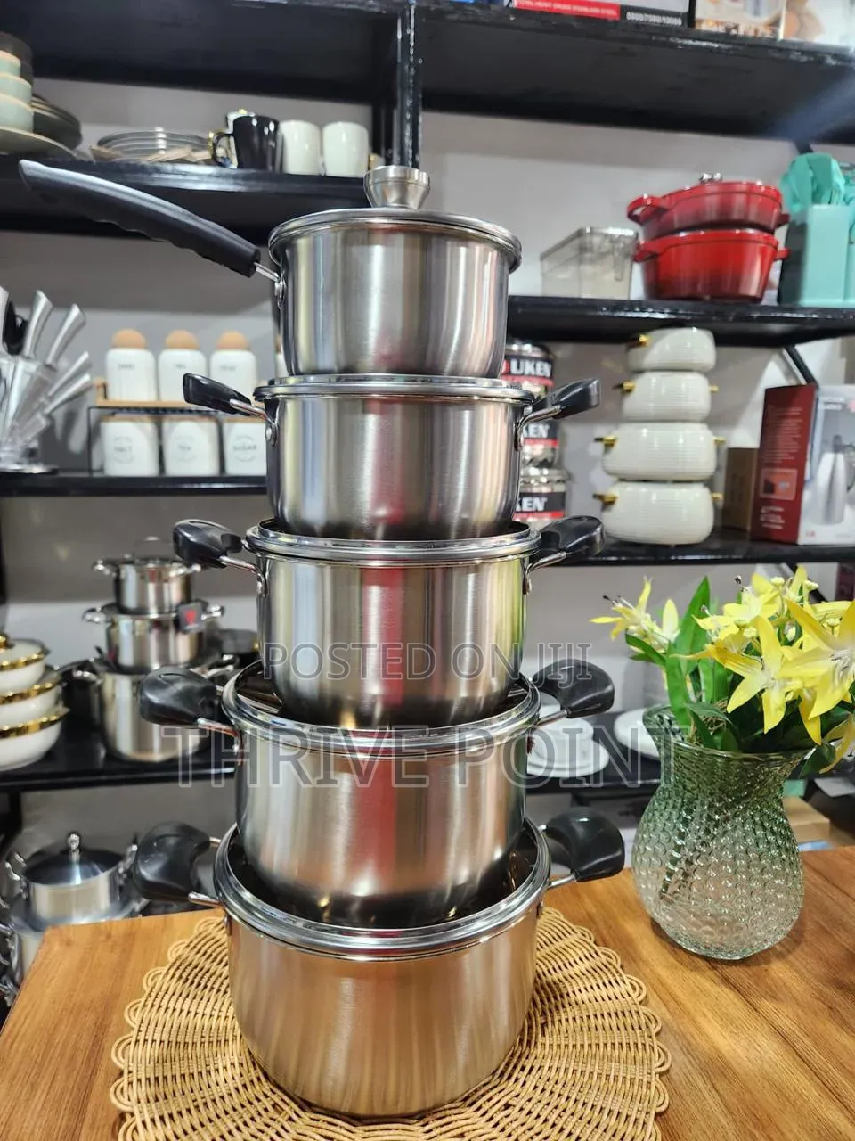 10 PCS Jp Stainless Cookware