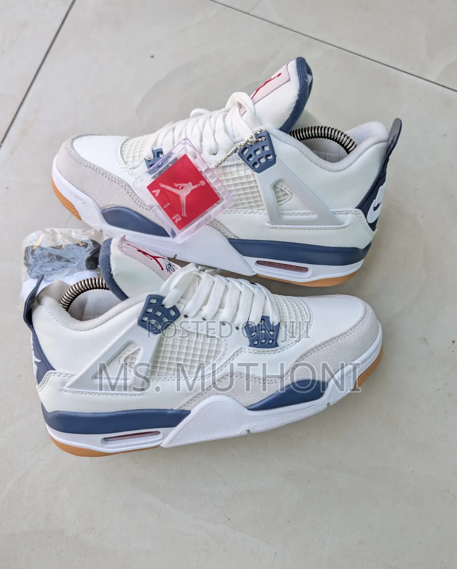J4 Nike Sb X Air Jordan 4 "Navy" Sneakers Size 39-45