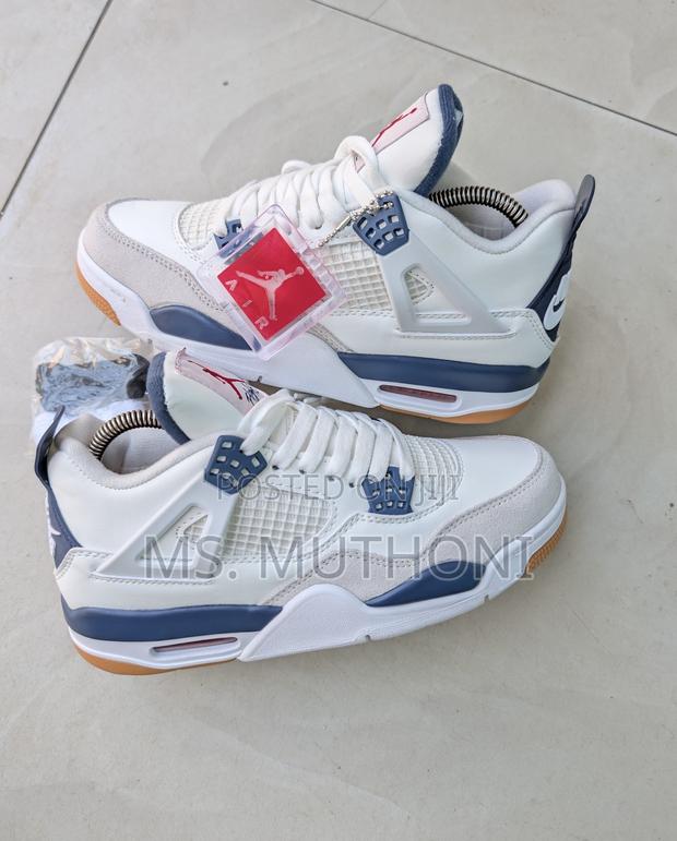 J4 Nike Sb X Air Jordan 4 "Navy" Sneakers Size 39-45