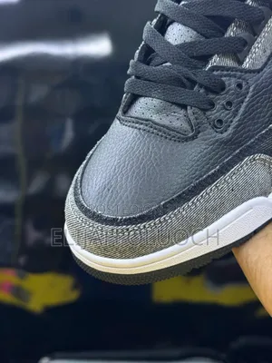 Levi’S  Jordan 3 Retro
“ Black Denim ”
 
 Sizes: 38-45