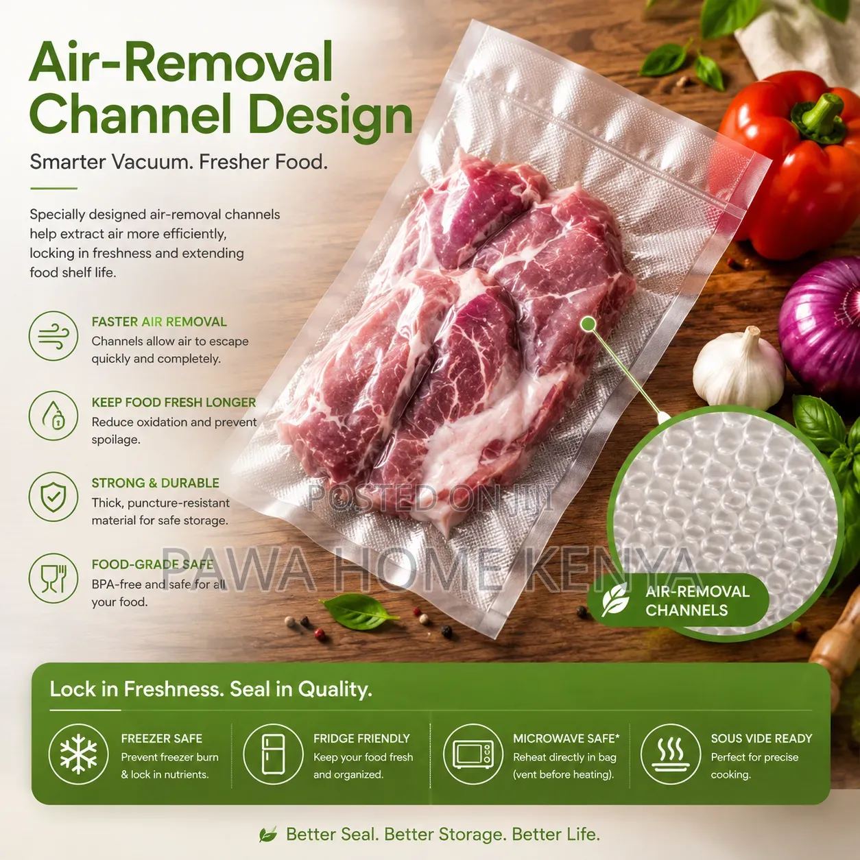 Food Storage Vacuum Bags