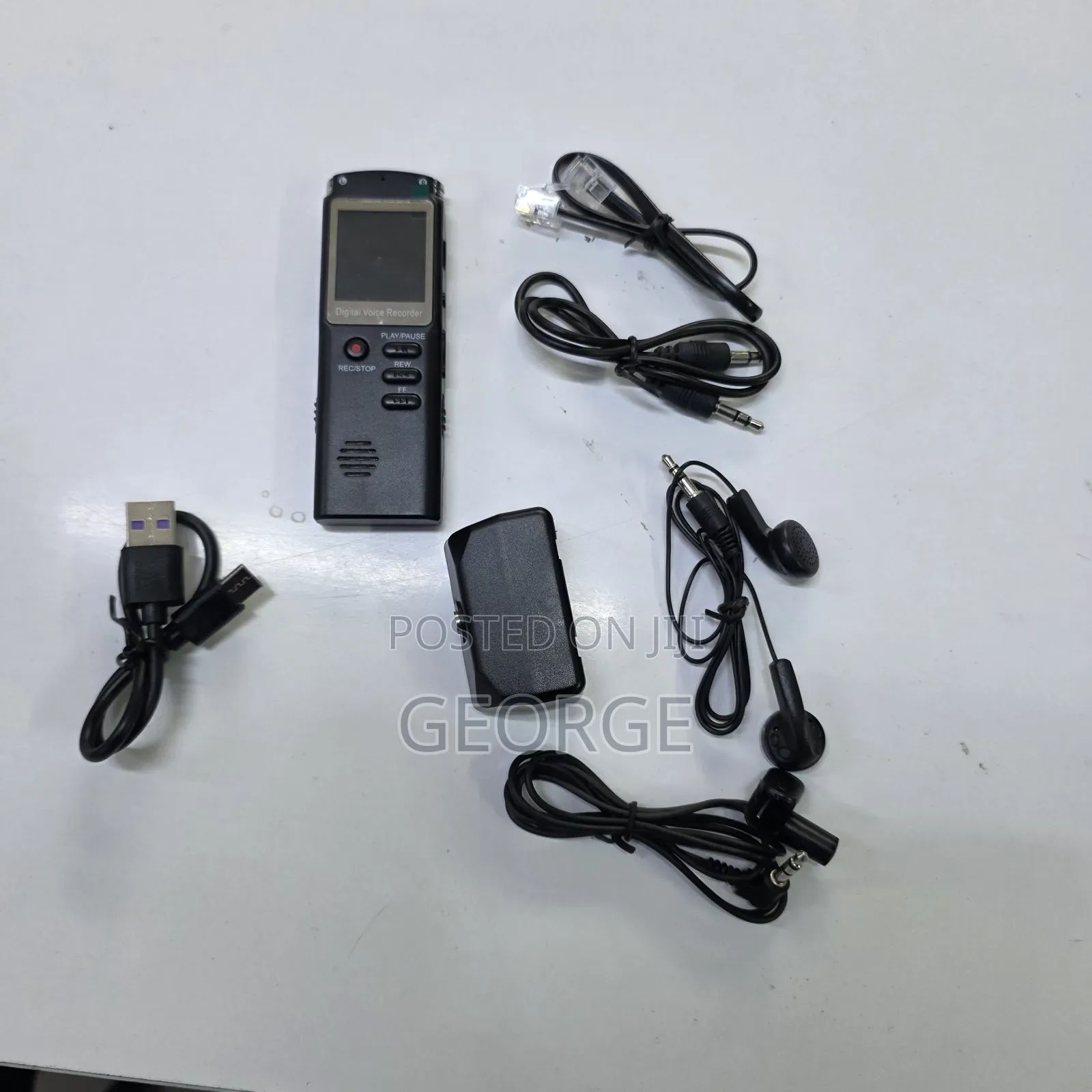 Rechargeable 32gb Lecture Meeting Voice Recorder Portable