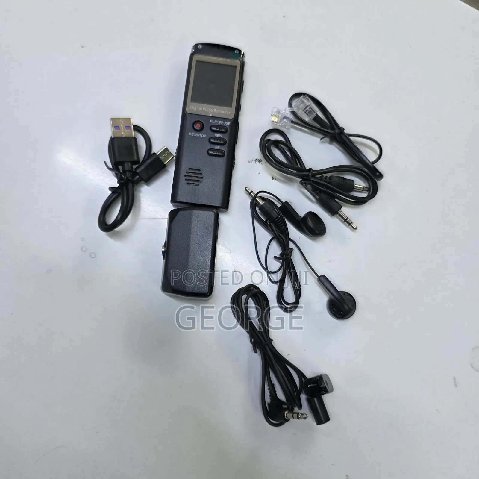 Portable 32gb Audio Voice Recorder With Noise Reduction