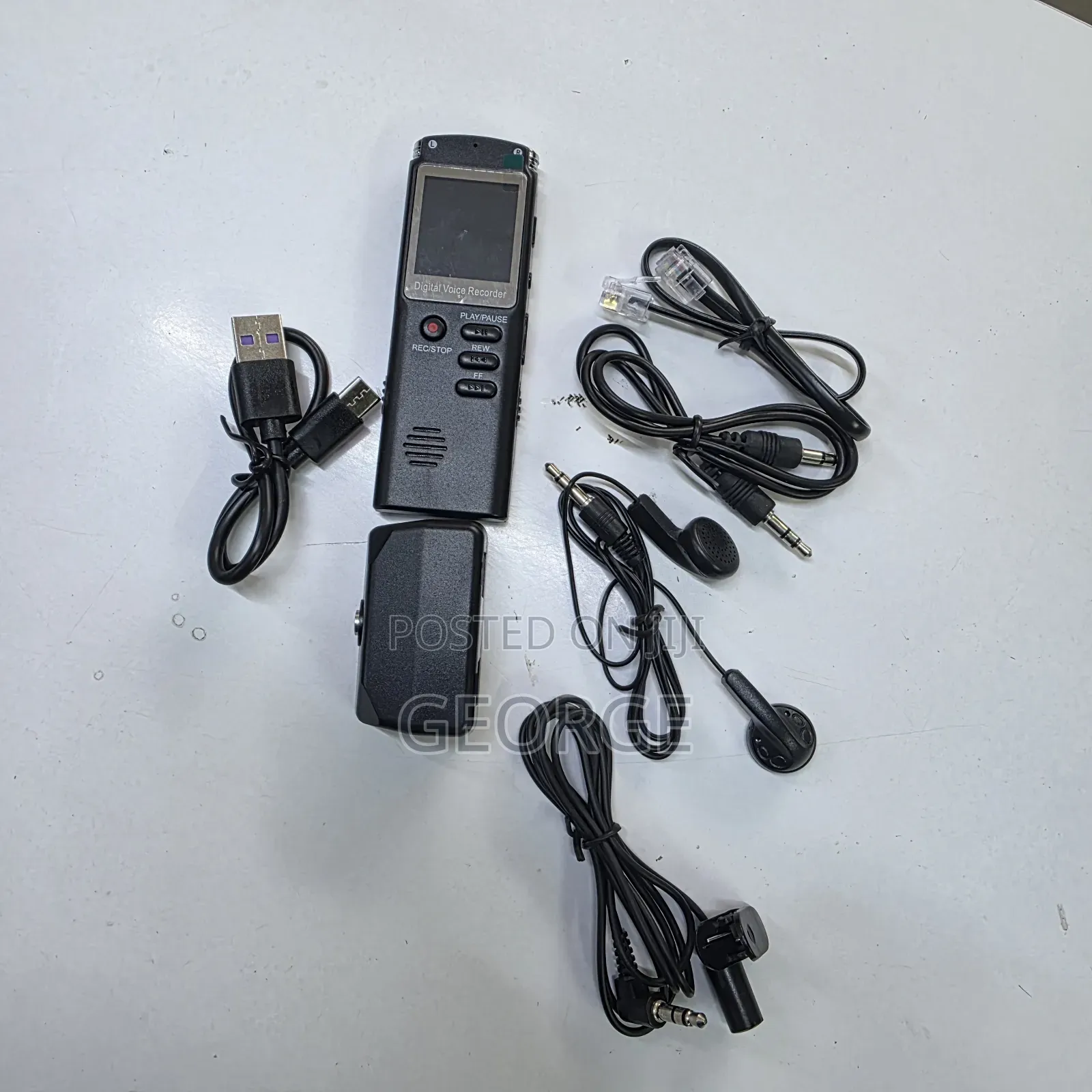 Voice Recorder 32gb Usb Rechargeable With Display Recorder