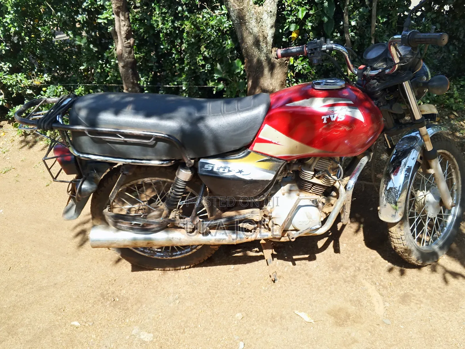 TVS XL 100 2010 Red