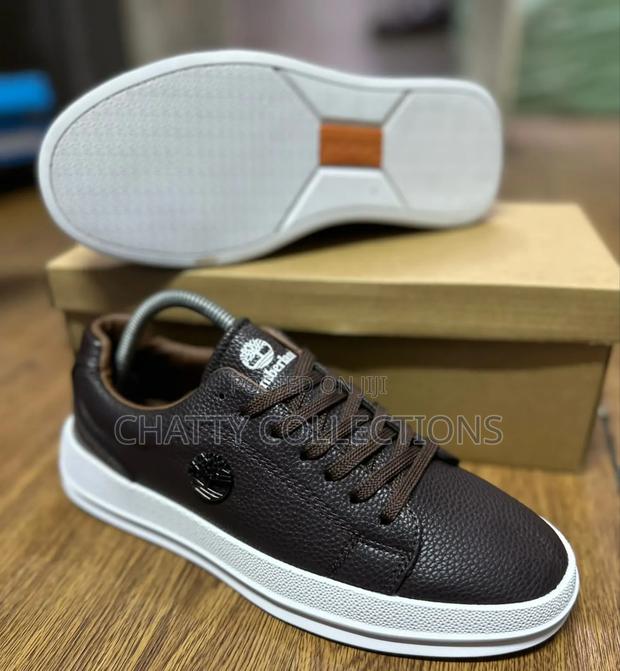 Quality Coffee Brown Timberland Casual Men Shoes Size 40 to 45 - thumbnail 2