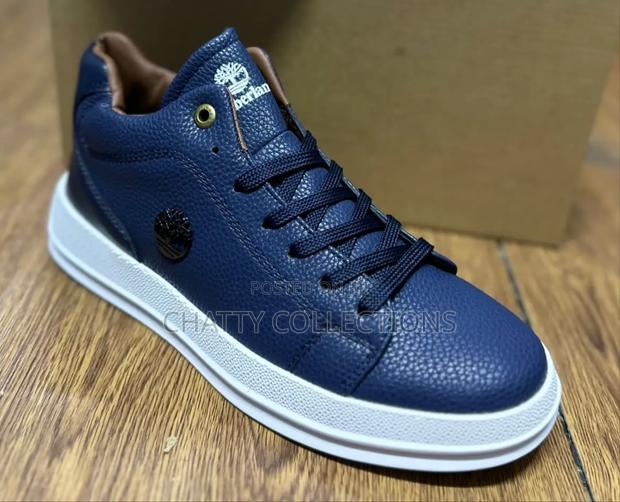Quality Navy Blue Timberland Casual Men Boots Size 40 to 45 - thumbnail 3