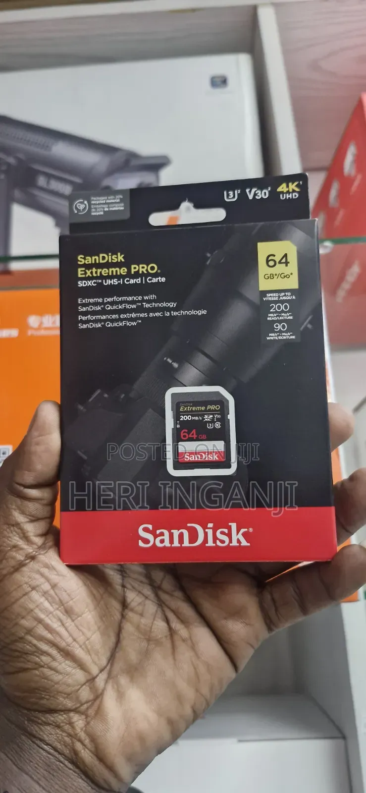 Sandisk 64gb Extreme Pro 200mbs