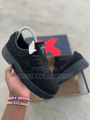 Nike Airforce One Stussy Black Sneakers