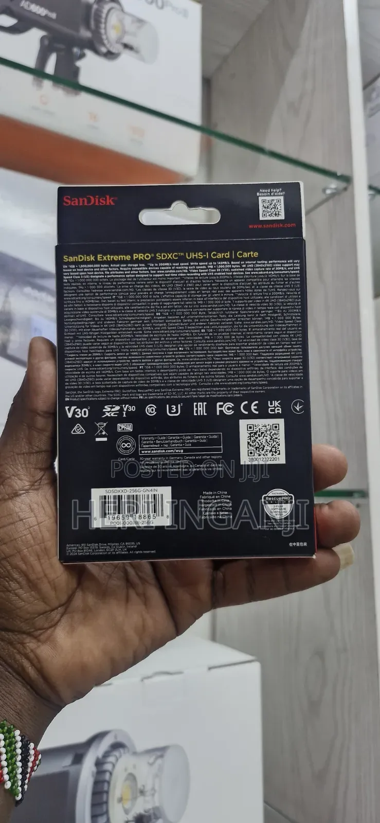 Sandisk 256 Gb Extreme Pro 200mbs