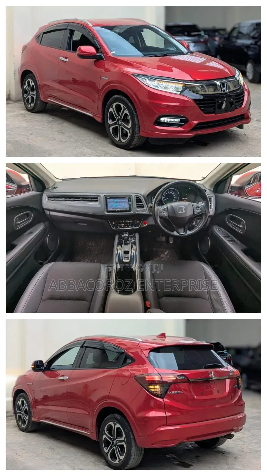 Honda Vezel 1.5 Hybrid 4WD 2019 Burgundy