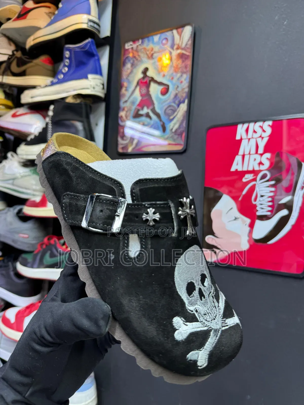 Chrome Hearts X Birkenstock Boston Clogs