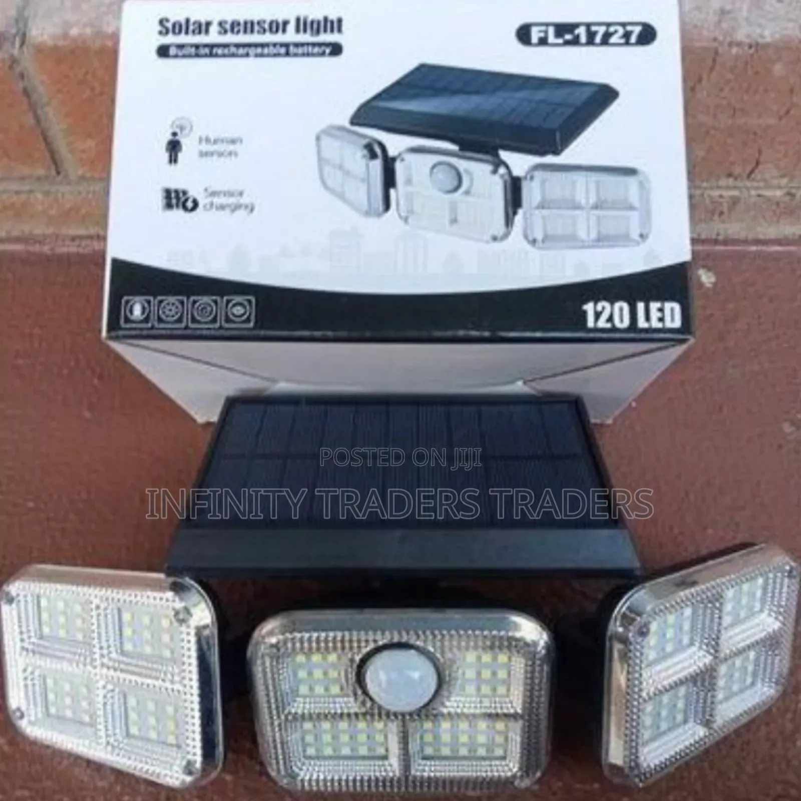 3 Heads Solar Lamp