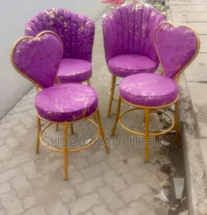 Lustrous Glossy Purple Parlour Seats