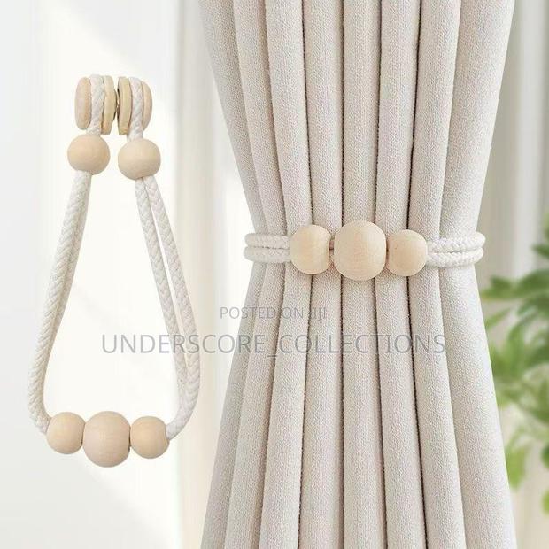Two Pieces Nordic Magnetic Curtain Binding Strap - main view