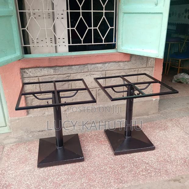 Mat Powder Coated Stand Table Frame - main view