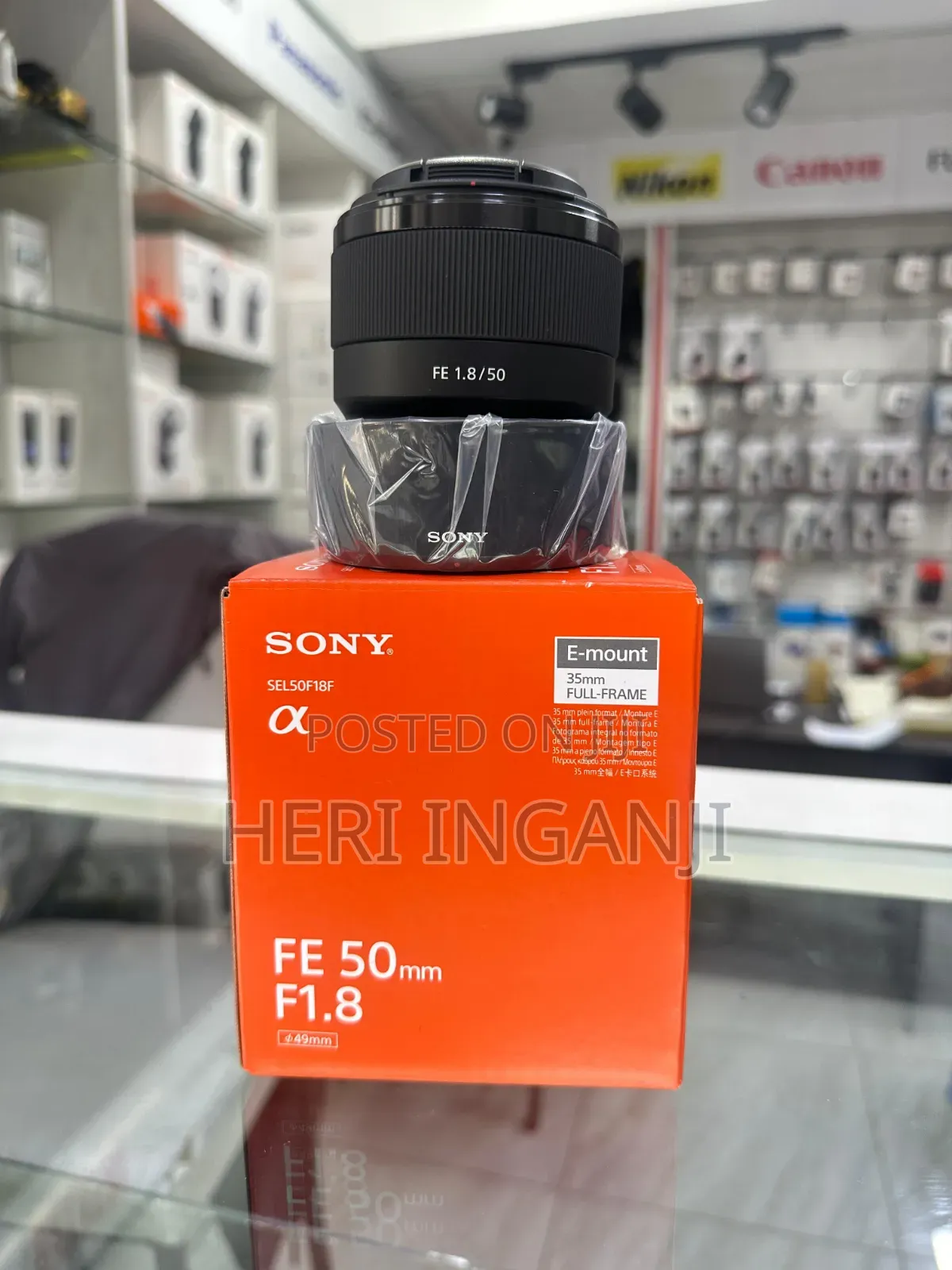 Sony 50mm F1.8mm Prime Lens