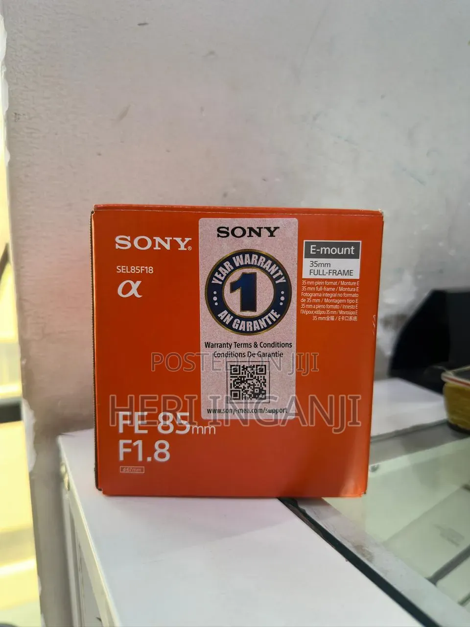 Sony Fe 85mm F/1.8 Prime Lens