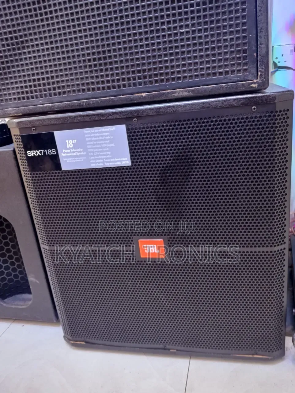 JBL 18" Bass Speaker