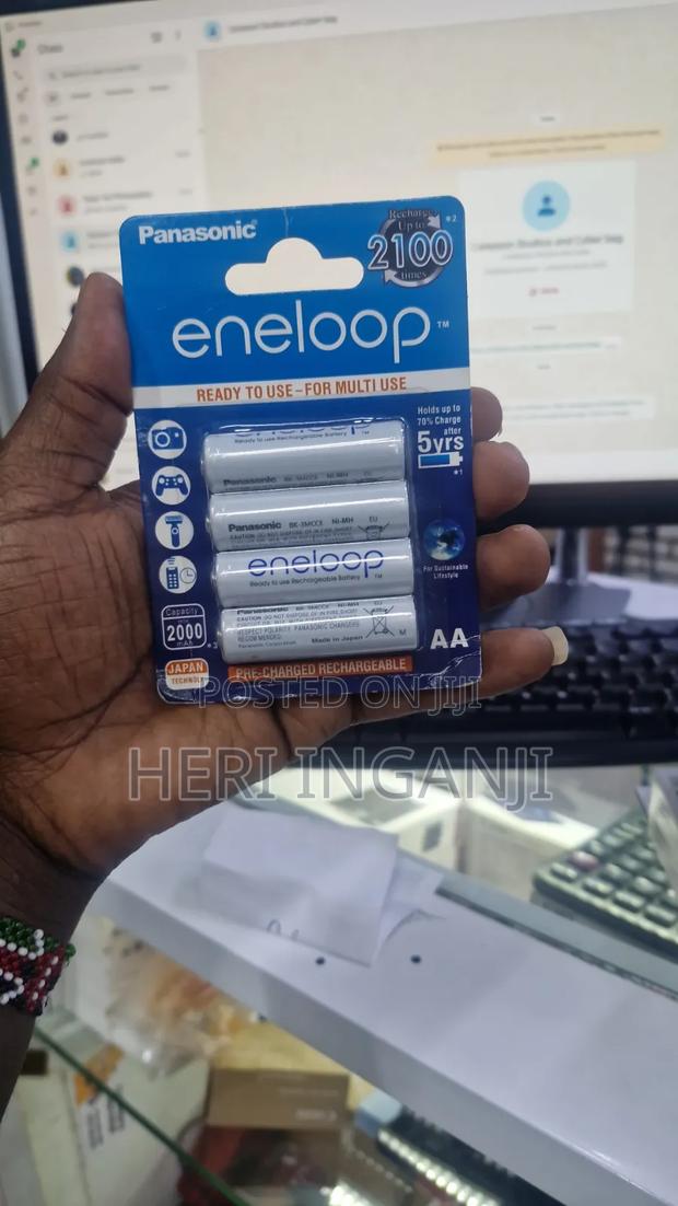 Eneloop Aa Battery 4 Pack [White]