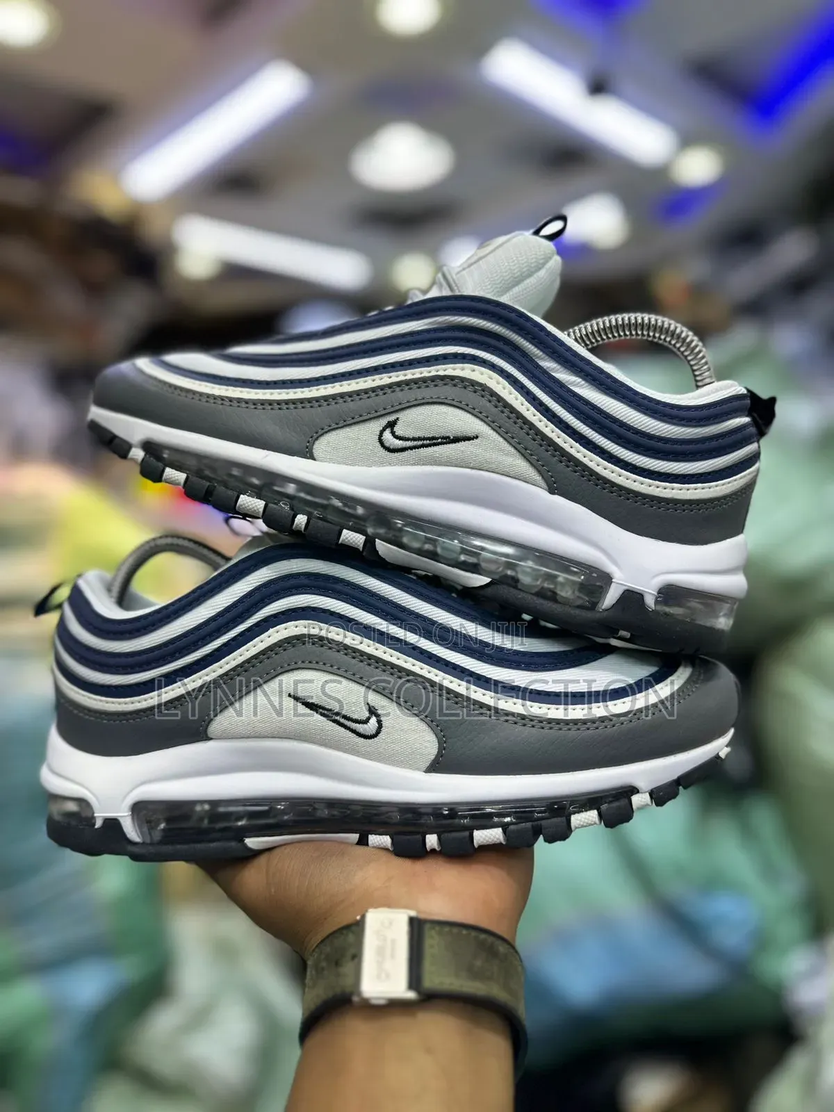 Nike Air Max 97 Se Georgetown - Navy Grey Streetwear Sneakers