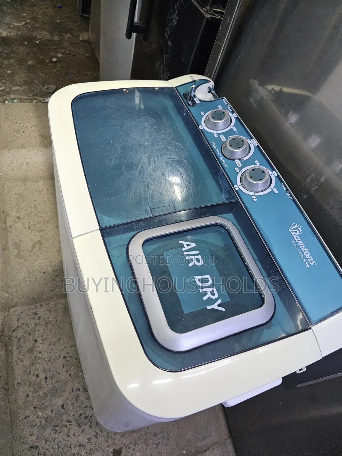 Ramtons 7kg Twin Tub Washing Machine