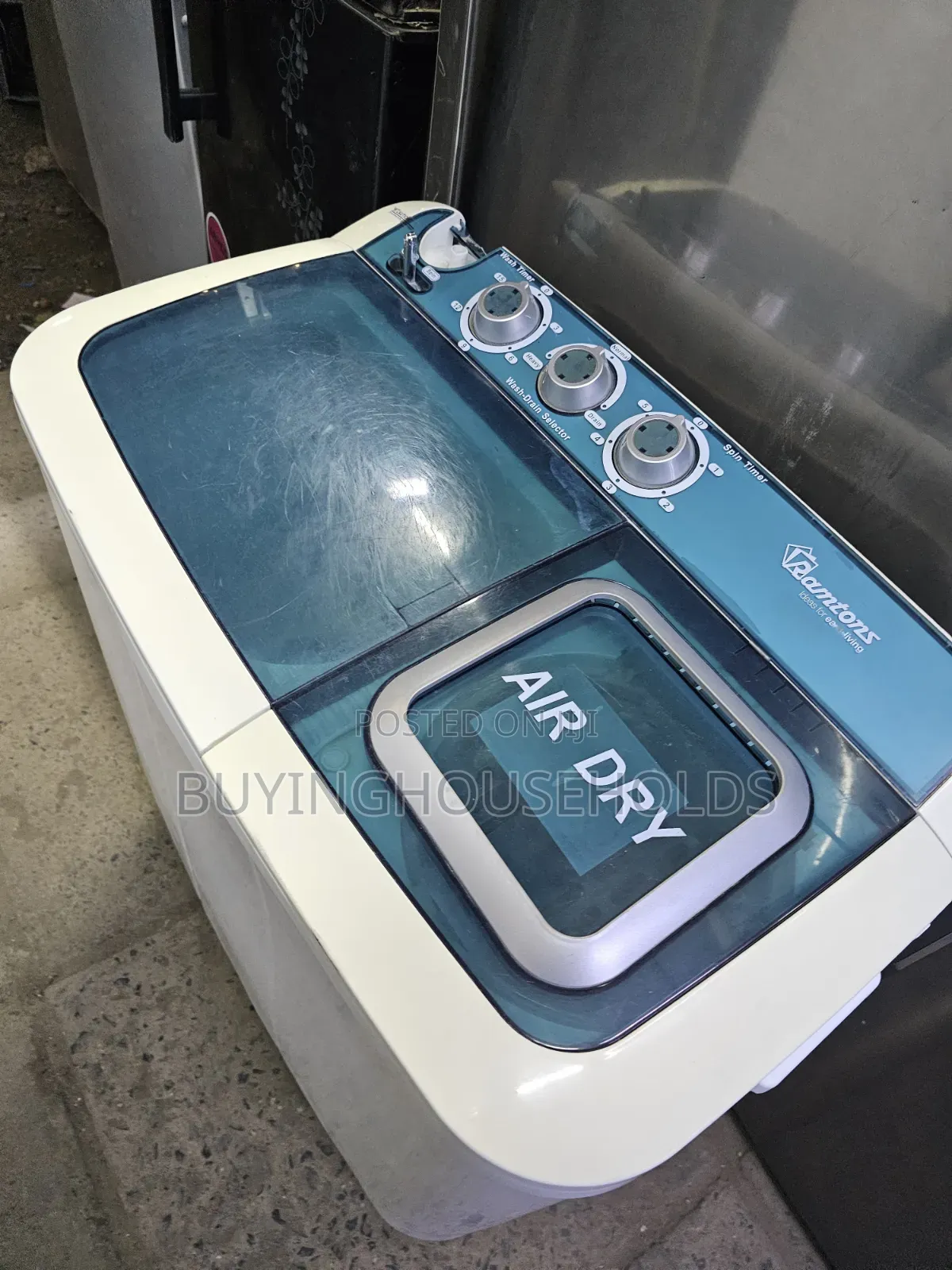 Ramtons 7kg Twin Tub Washing Machine