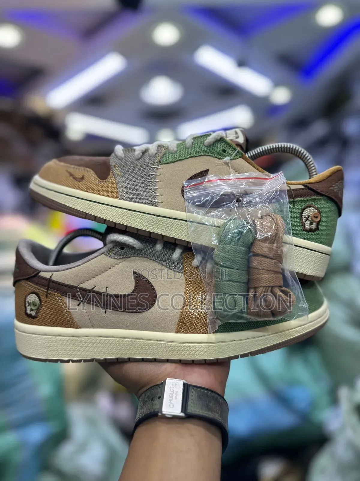 Jordan 1 Low Sb Dunk Zion Voodoo - Streetwear Sneakers
