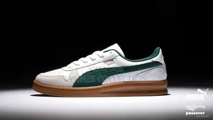 Puma Indoor Og Green/White - Classic Retro Sneakers