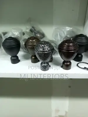 Decorative Curtain Rod End Finials