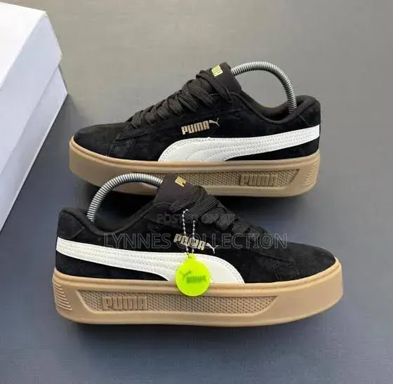 Puma Indoor Og Black - Classic Retro Sneakers