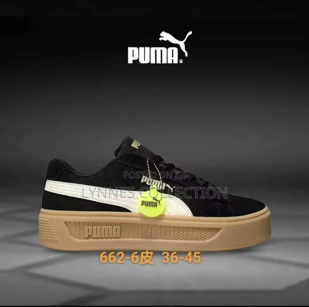 Puma Indoor Og Black - Classic Retro Sneakers