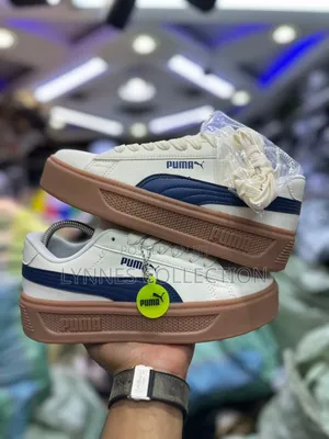 Puma Indoor Og Navy Blue - Classic Retro Sneakers