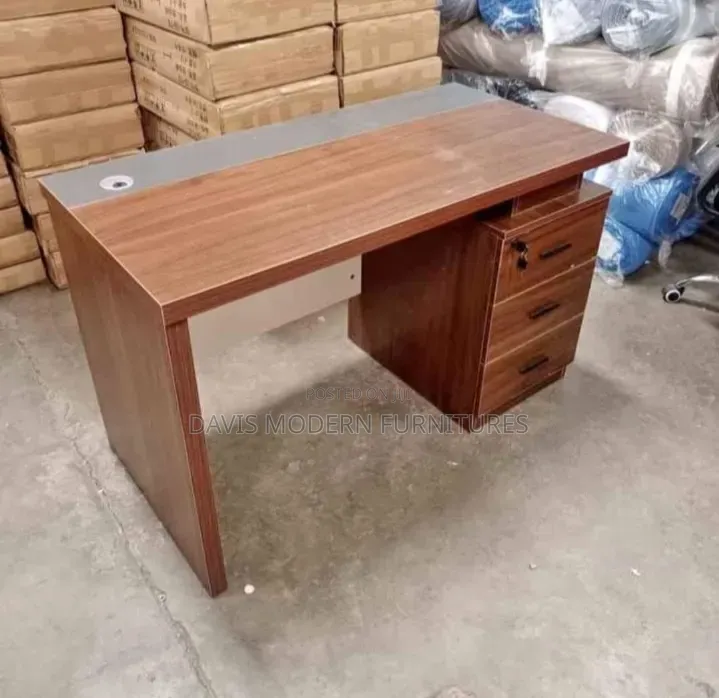 Wood Grain Office Desk