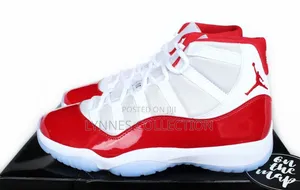 Jordan 11 Red Cherry - Classic Retro Basketball Sneakers
