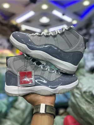 Jordan 11 Grey Cherry - Classic Retro Basketball Sneakers