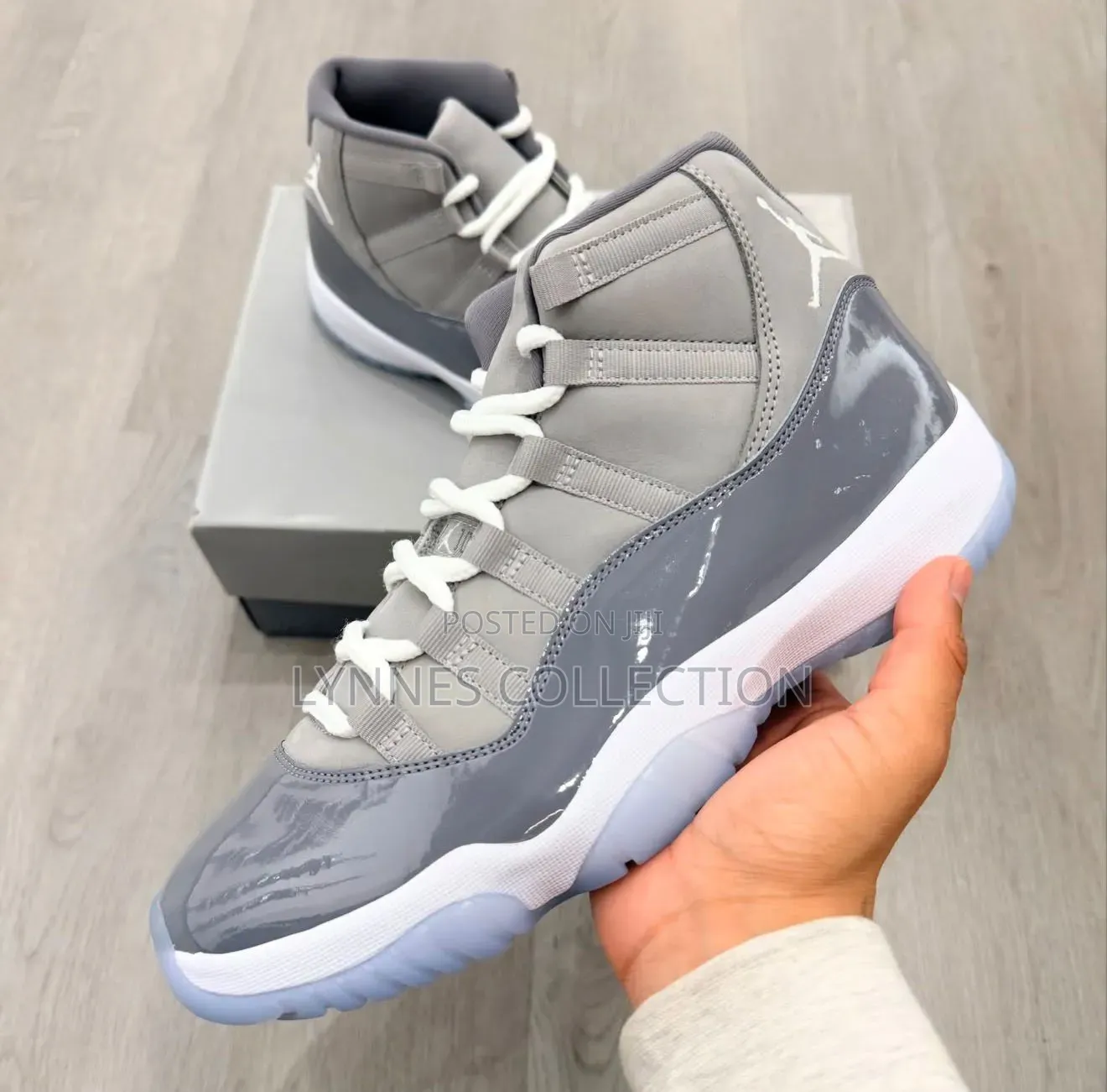 Jordan 11 Grey Cherry - Classic Retro Basketball Sneakers