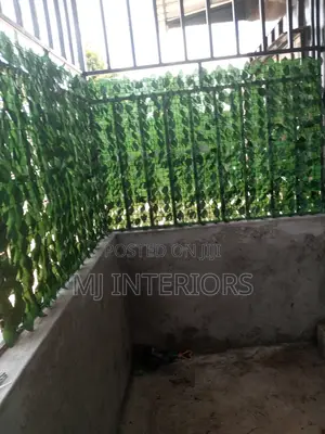 Balcony Garden Artificial Fence – Dark Green Natural Effect